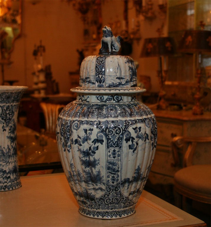 Five Dutch delft vases 1