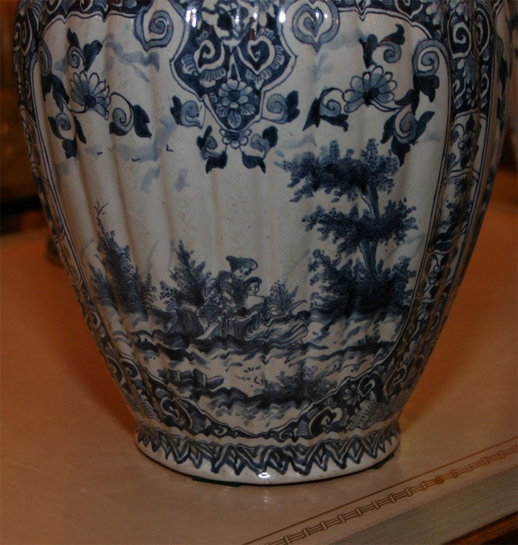 Five Dutch delft vases 2