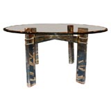 An American Lucite Base Table