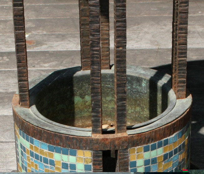 French Seccessionist Tile - Mosaic Fountain