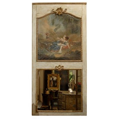 18th Century Louis XV Trumeau Mirror
