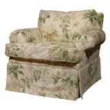 New Durham Upholstered Arm Chair  w/ skirt in Lee Jofa Fabric