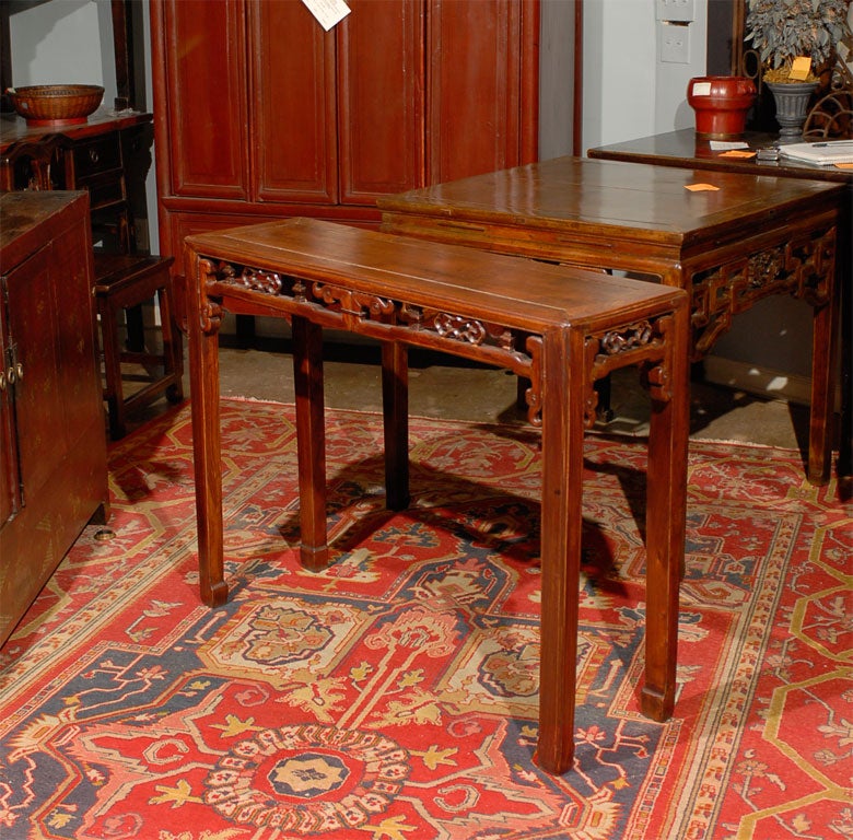 19th Century Qing Dynasty Narrow Side Table