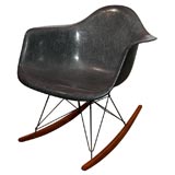 Museum quality example of an Eames 1st edition rocker