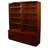 Walnut bookcase designed by Kipp Stewart - Directional