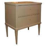 Early 20th Century White Lacquered Continental Commode Early 20th Century White Lacquered Continental Commode