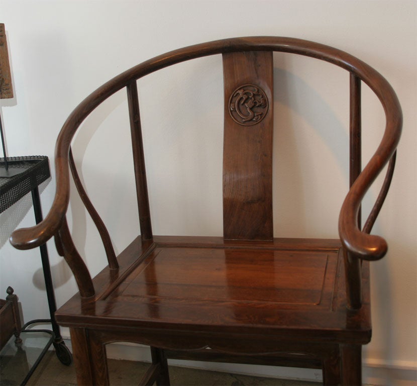 Chinese Horseshoe Armchair
