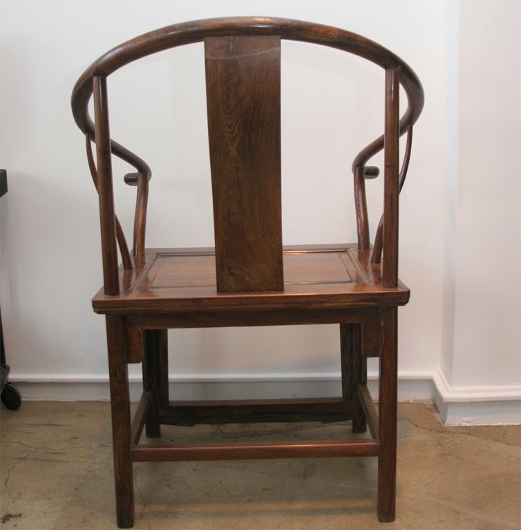 18th Century and Earlier Horseshoe Armchair