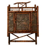 19th Century English Bamboo Hanging Cabinet
