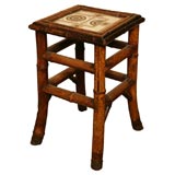 Antique English Tile Table