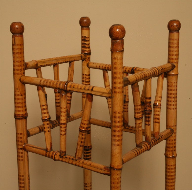 Antique Bamboo Umbrella Stand at 1stDibs
