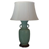 Chinese Celadon Lamp
