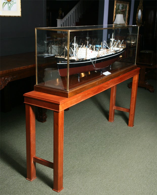 An original ship builders model of the Talisman built in Glasgow, Scotland