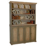 18th Century painted Italian bookcase from Balogna used in a pha