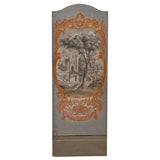 Early 18th Century French oil on canvas painted wall panel