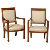Pair of Consulate Fauteuils