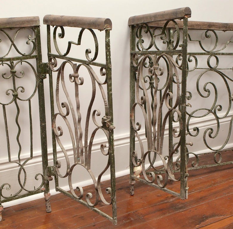 Finely Wrought Iron French Railing For Sale 4
