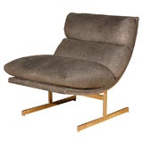 Used Sloped Steel Lounge Chair By Kipp Stewart