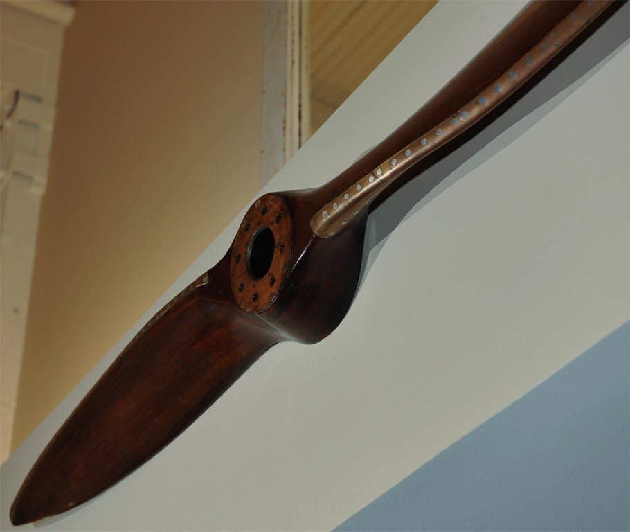 Mid-20th Century Mahogany Propeller