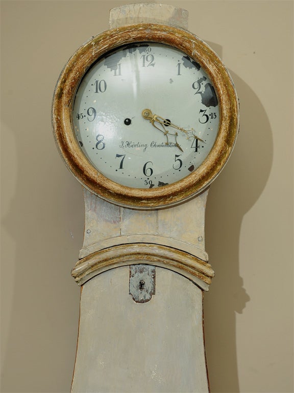 Paint and Parcel Gilt Mora Clock 1