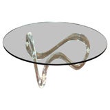 Vintage Swanky Lucite Coffee Table