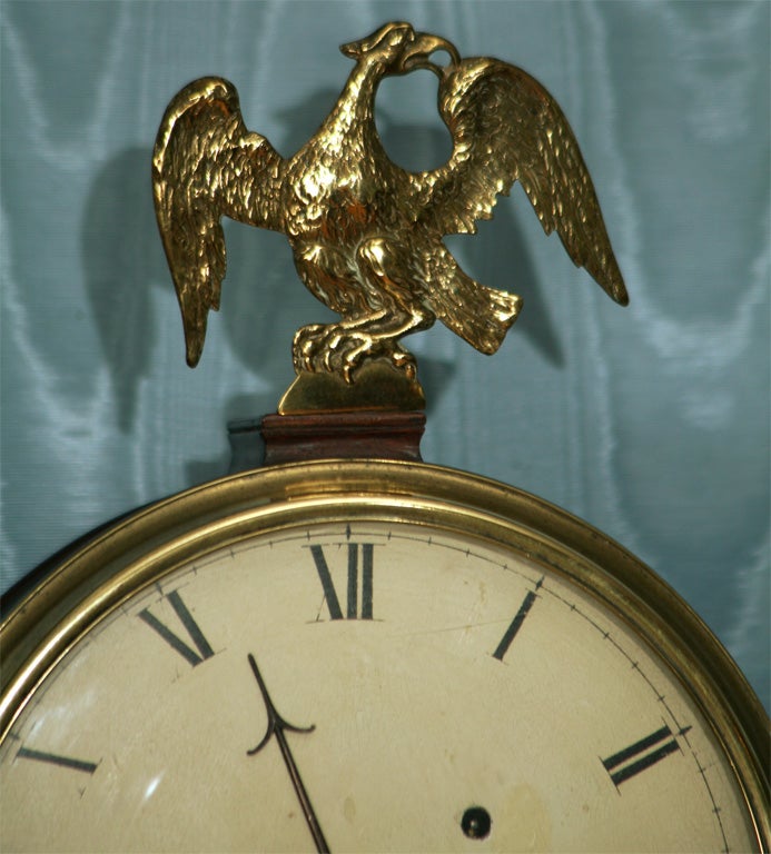 19th Century Willard's Patent Federal Period Banjo Clock