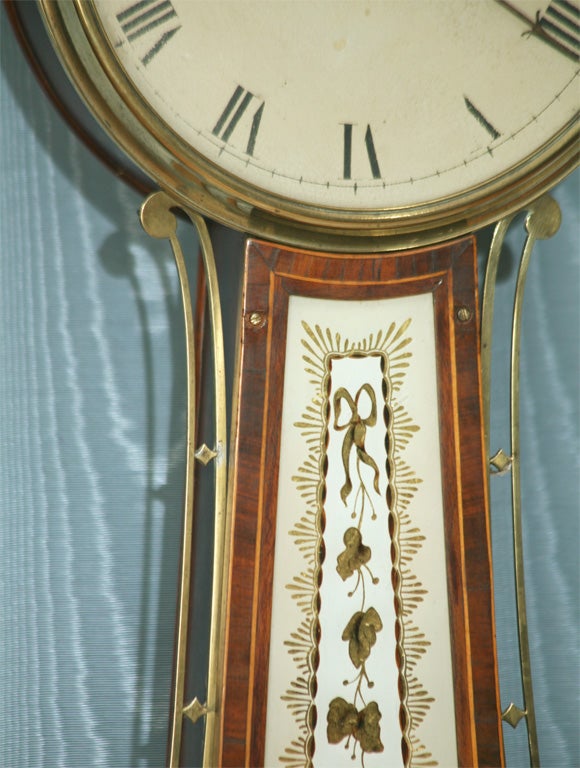 Willard's Patent Federal Period Banjo Clock 2