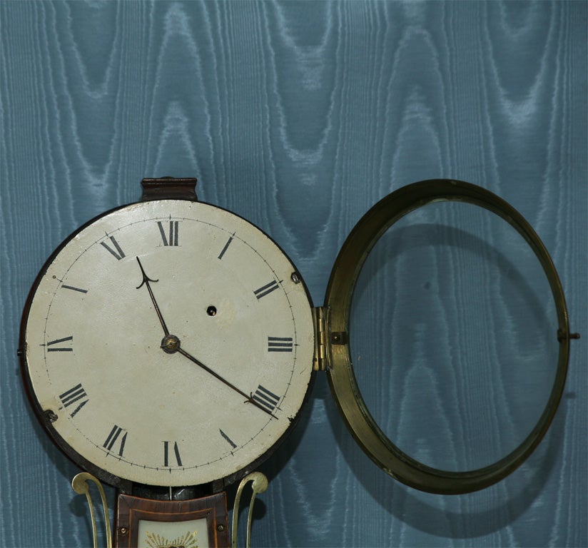 Willard's Patent Federal Period Banjo Clock 4