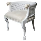 A JEWEL OF A CHAIR  WITH  RAM
S HEAD