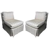 REDUCED  ! PR/  60's  BAKER SLIPPERCHAIRS BILLY BALDWIN  STYLE