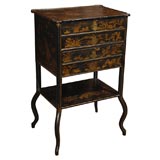 Antique French Japanned Side Table