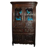 Very Large French Carved Cabinet