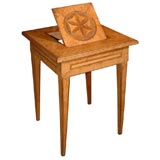 Antique Parquetry Table with Secret Compartment