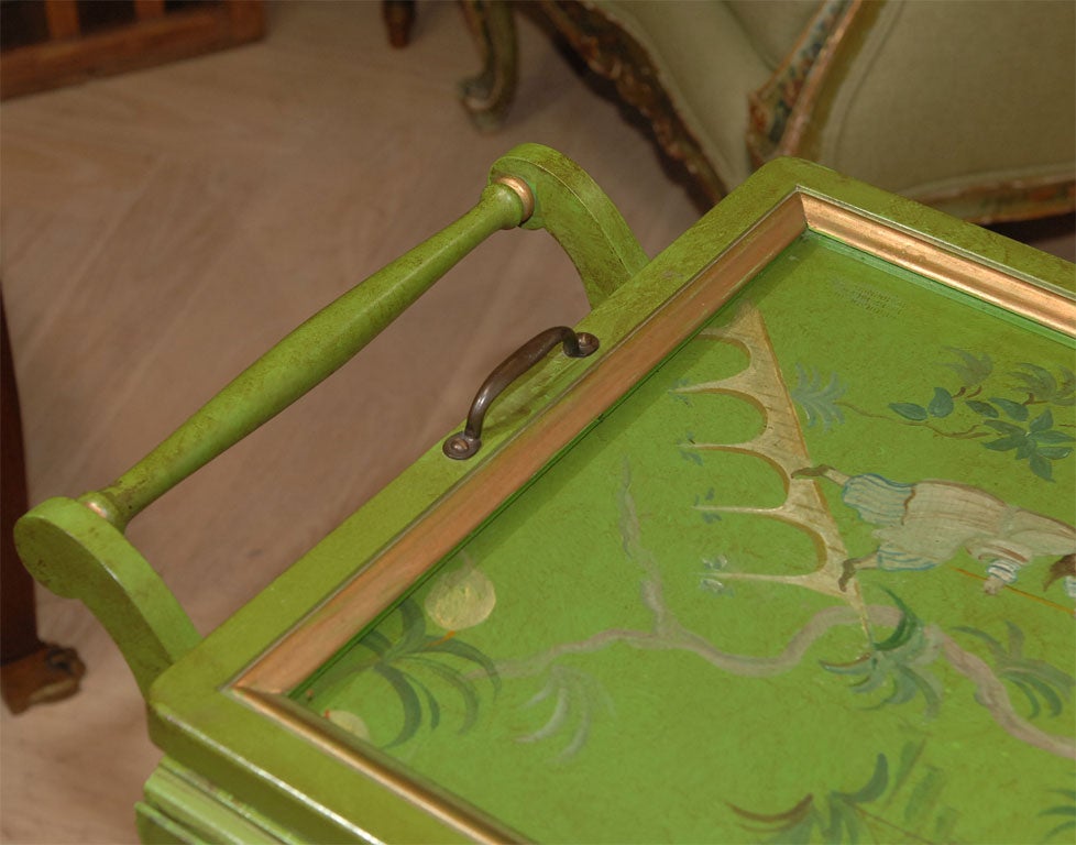 Charming Painted Drinks Cart 1