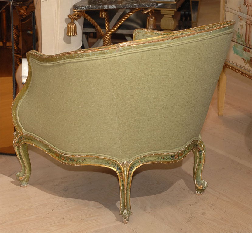Painted and Gilt Bergere 2
