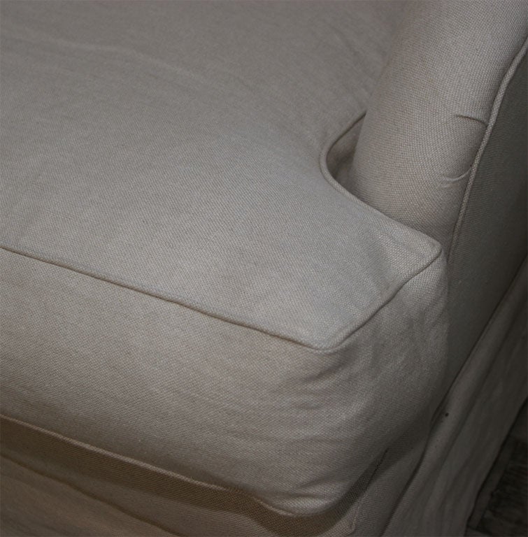 Belgian Linen Sofa 1