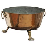 18th Century Bronze and Brass Bowl