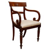 19th Century Regency Mahogany Desk Chair