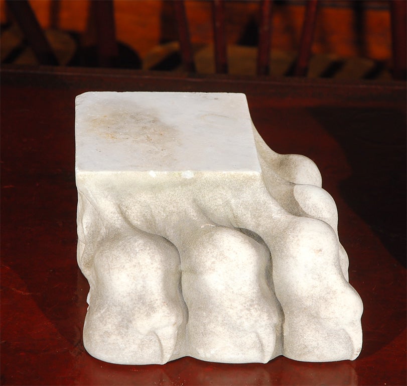 A Pair of Carved Marble Lion Paws, Circa 1820 In Good Condition In Los Angeles, CA
