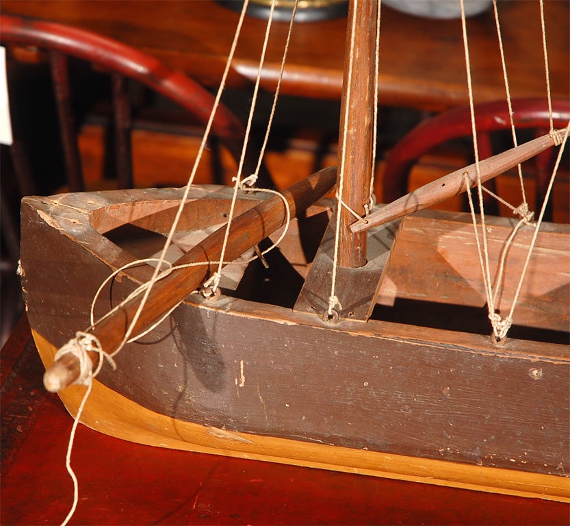 English A Wooden Boat, Circa 1840