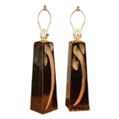 Pair Of Ceramic Table Lamps 4
