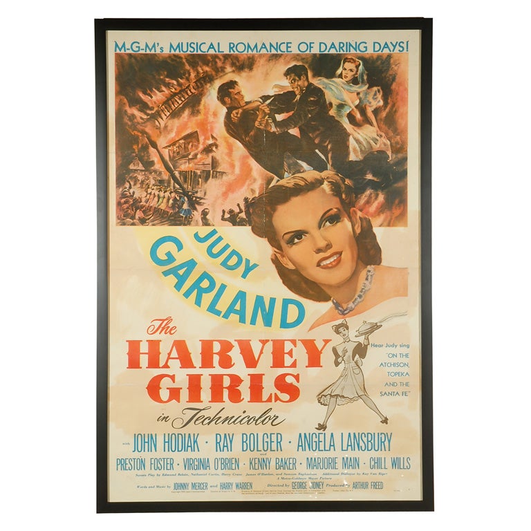 1946s Movie Poster of "The Harvey Girls"