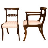 Set of six  Regency period Dining Chairs