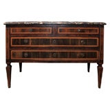 18th Century Milanese Marble Top Commode