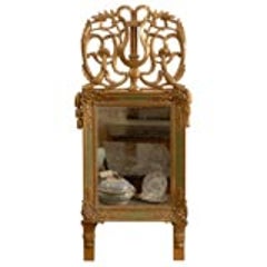 19th Century Painted and Parcel Gilt Mirror, France ca. 1830 6