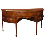 Large Mahogany Demi Lune Sideboard