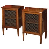 Pair of Small Bibliotheque Commodes