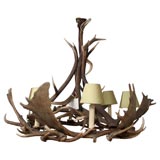 HAND CRAFTED ANTLER CHANDELIER