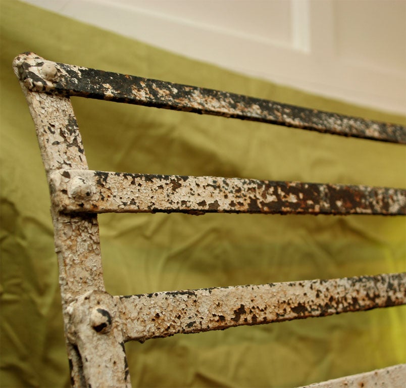 Classic Wrought Iron Garden Bench For Sale at 1stdibs