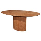 Oval marble table